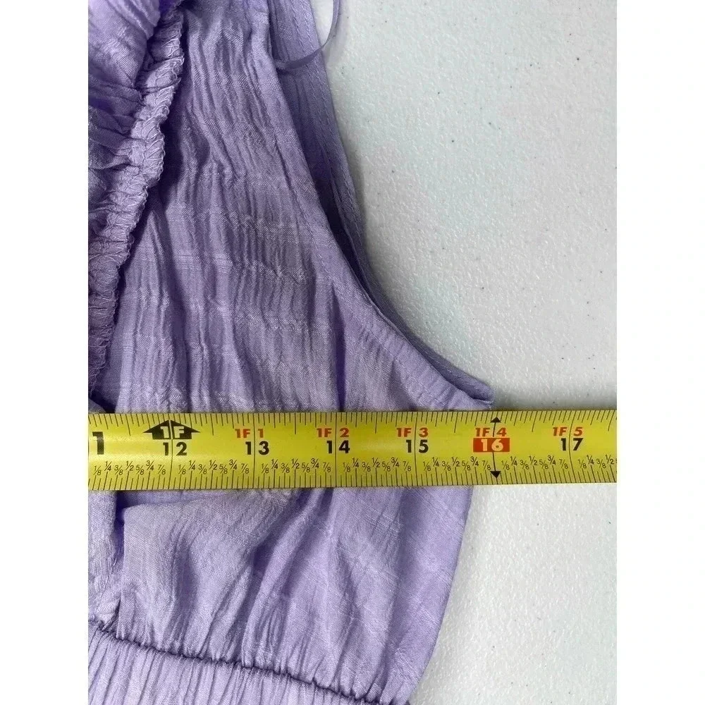 Lalavon Deep V Neck Maxi Dress size S - Picture 8 of 11